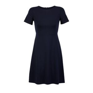 NEOBLU 03171 - Camille Short Sleeve Midi Dress Bleu léger