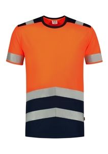 Tricorp T01 - High Vis Bicolor T-Shirt Unisex T-Shirt orange fluorescent