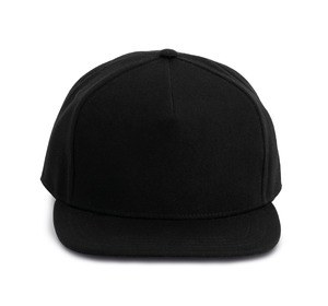 K-up KP159 - Snapback cap - 5 panels Black / Black