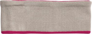 K-up KP422 - REVERSIBLE KNITTED HEADBAND Fuchsia / Light Grey