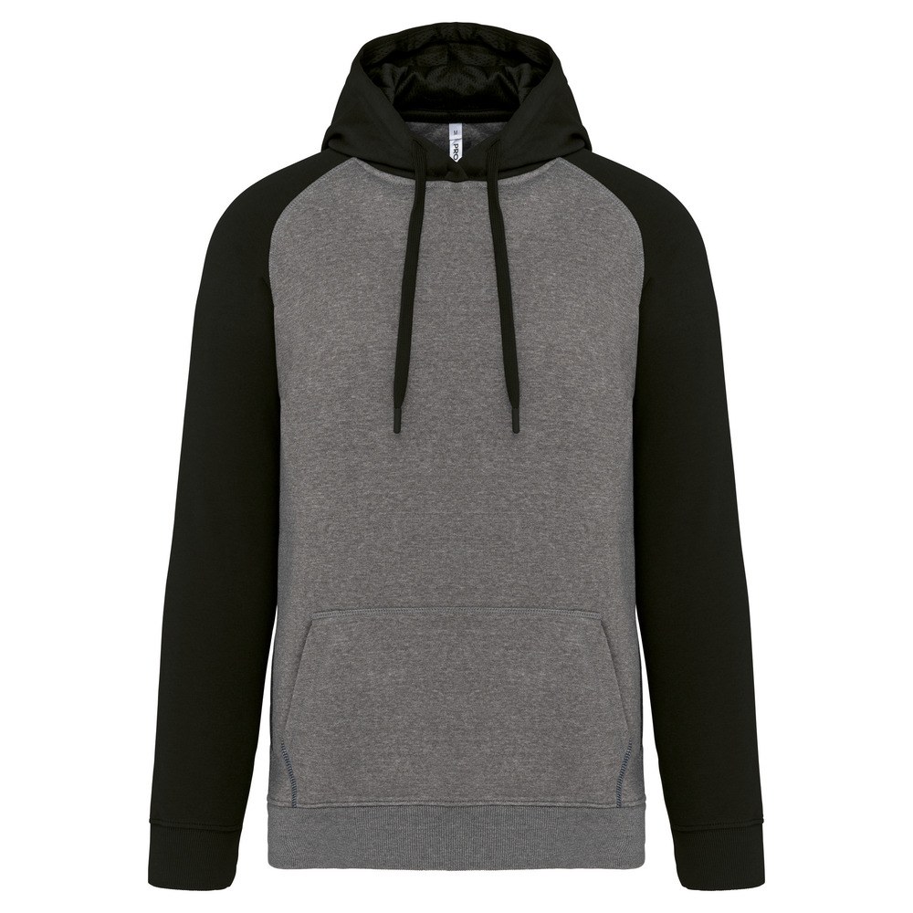 Proact PA369 - Adult two-tone hooded sweatshirt