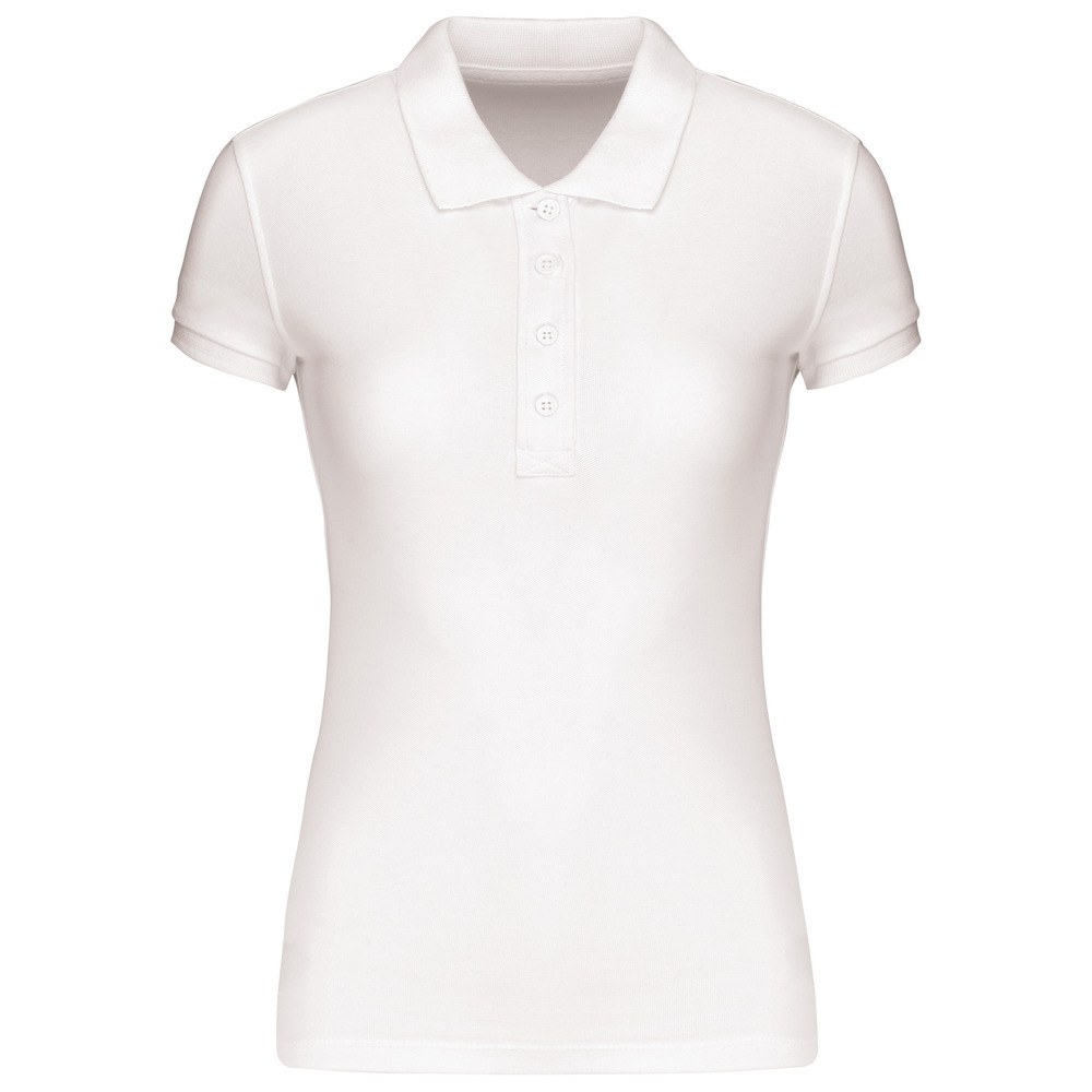 Kariban K210 - Women's short-sleeved organic piqué polo shirt