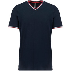 Kariban K374 - Mens piqué knit V-neck T-shirt