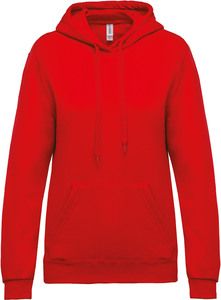Kariban K473 - Women's hooded sweatshirt Red