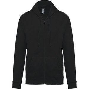 Kariban K479 - Zipped hooded sweatshirt Black