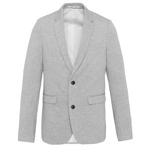 Kariban K6132 - Men's knit jacket Light Grey Heather