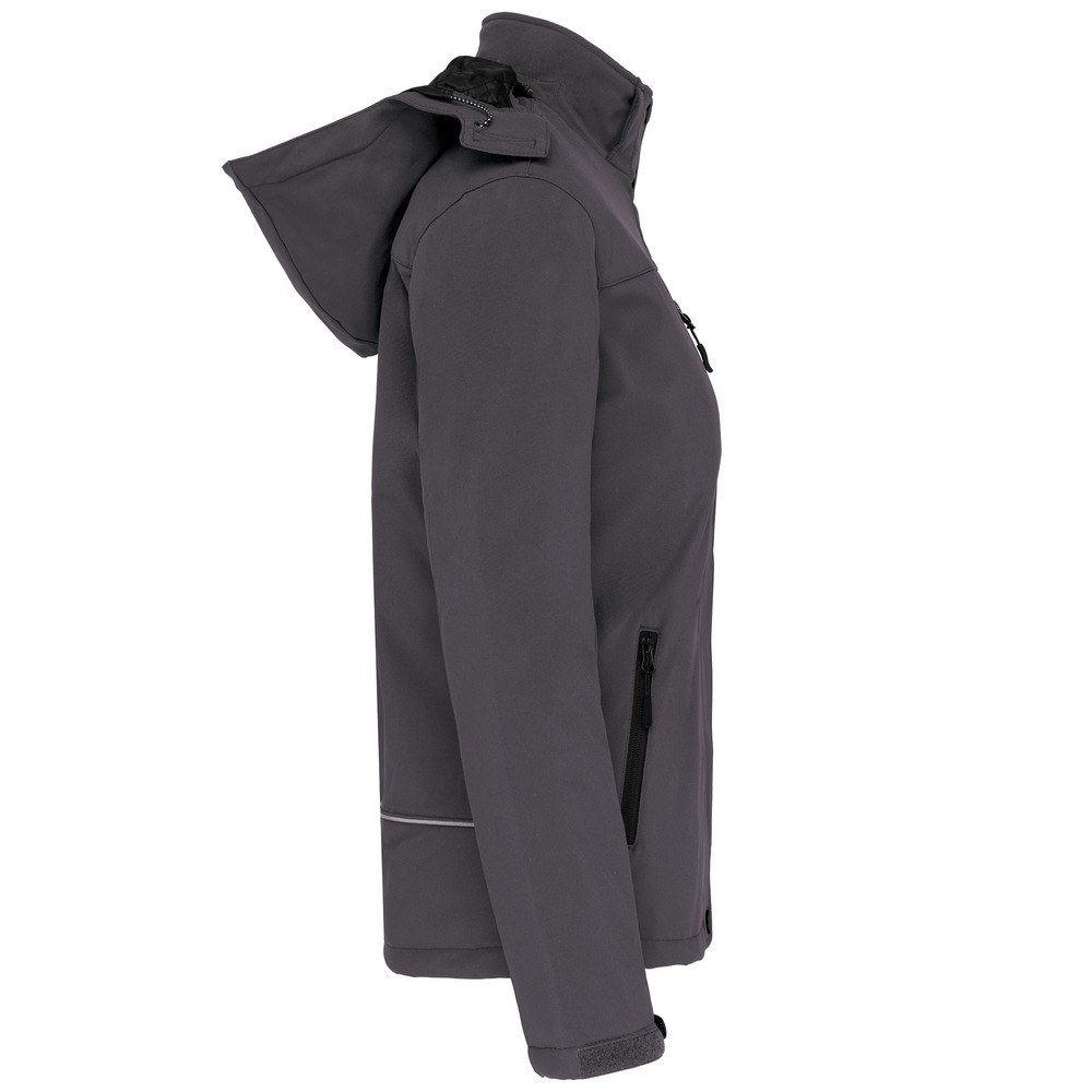 Kariban K651 - Women's lined hooded softshell parka