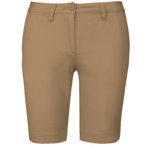 Kariban K751 - Women's chino bermudas Camel