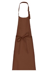 Kariban K895 - Cotton apron without pocket Cacao