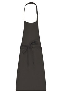 Kariban K895 - Cotton apron without pocket Dark Grey