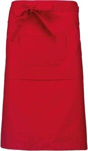 Kariban K897 - Long polycotton apron Red