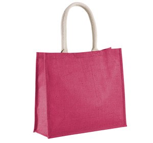 Kimood KI0219 - JUTE BEACH BAG Fuchsia