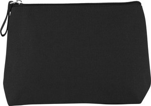 Kimood KI0724 - Canvas cotton pencil case Black