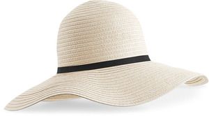 Beechfield B740 - marbella wide brim summer hat Natural