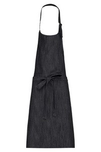 Kariban K895 - Cotton apron without pocket Black Denim