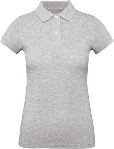 B&C CGPW440 - Women's organic polo shirt Heather Grey