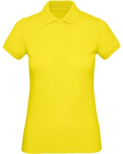 B&C CGPW440 - Women's organic polo shirt Solar Yellow