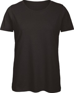 B&C CGTW043 - Women's Organic Inspire round neck T-shirt Black