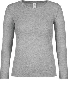B&C CGTW06T - Women's long sleeve t-shirt #E150 Sport Grey