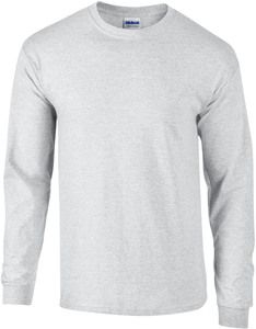 Gildan GI2400 - Men's Long Sleeve 100% Cotton T-Shirt Ash