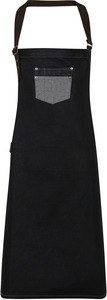 Premier PR136 - Bib Apron "Division" Black Denim