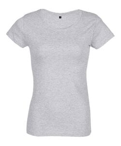 RTP Apparel 03257 - Tempo 185 Women Short Sleeve Cut And Sewn T Shirt Mixed Grey