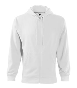 Malfini 410 - Trendy Zipper Sweatshirt Gents White