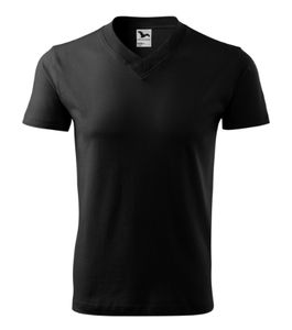 Malfini 102 - V-neck T-shirt unisex Black