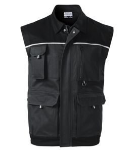 RIMECK W52 - Woody Work Vest Gents ebony gray