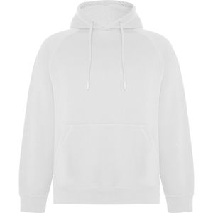 Roly SU1074 - VINSON Unisex hoodie in organic cotton and recycled polyester White