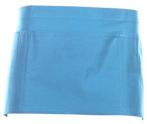 NEWGEN TB202 - Short Cotton Bartender Apron Sky Blue