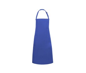 Karlowsky KYBLS4 - Basic bib apron with buckle Pool Blue