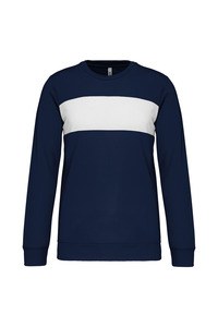 PROACT PA373 - Polyester sweatshirt Sporty Navy / White