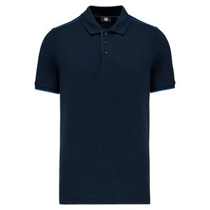 WK. Designed To Work WK270 - Mens short-sleeved contrasting DayToDay polo shirt