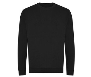 AWDIS JH230 - Organic cotton sweatshirt Deep Black