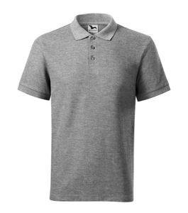 Malfini 215 - Cotton Heavy Polo Shirt Gents Gris chiné foncé