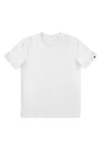 ATF 03888 - Sacha Unisex Round Collar T Shirt Made In France White
