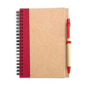 GiftRetail IT3775 - SONORA PLUS B6 recycled notebook with pen