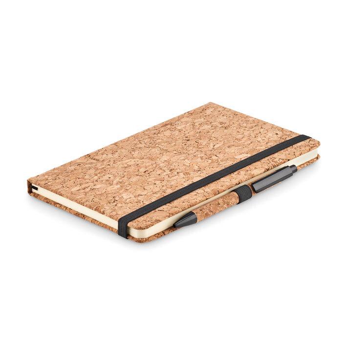 GiftRetail MO6202 - A5 cork notebook & pen