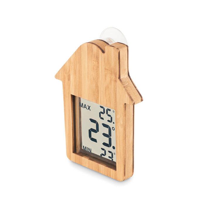 GiftRetail MO6468 - HISA Bamboo weather station