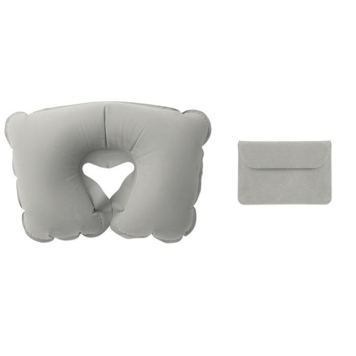 GiftRetail MO7265 - TRAVELCONFORT Inflatable pillow in pouch