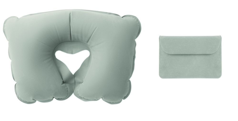 GiftRetail MO7265 - TRAVELCONFORT Inflatable pillow in pouch