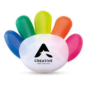 GiftRetail MO7448 - COLORE 5 colour highlighter Multicolour