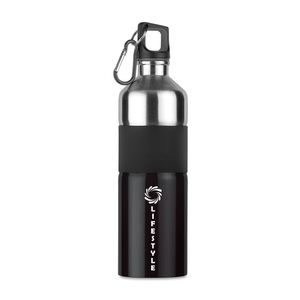 GiftRetail MO7490 - TENERE Aluminium bottle 750 ml Black