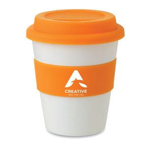 GiftRetail MO8078 - ASTORIA PP tumbler with silicone lid Orange