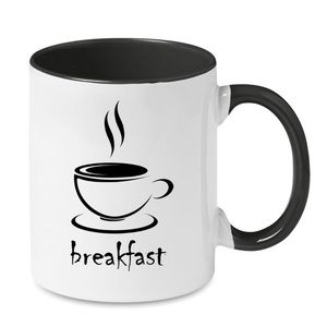 GiftRetail MO8422 - SUBLIMCOLY Coloured sublimation mug Black