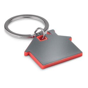 GiftRetail MO8877 - IMBA House shape plastic key ring