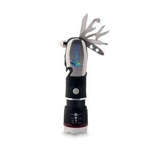 GiftRetail MO8901 - HAMLIGHT Multi-tool torch Black