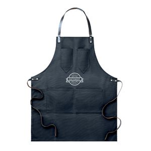 GiftRetail MO9237 - CHEF Apron in leather Black