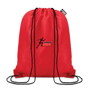 GiftRetail MO9440 - SHOOPPET 190T RPET drawstring bag Red